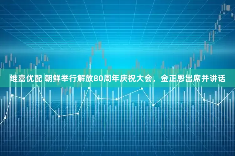 维嘉优配 朝鲜举行解放80周年庆祝大会，金正恩出席并讲话