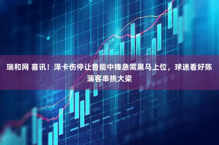 瑞和网 喜讯！泽卡伤停让鲁能中锋急需黑马上位，球迷看好陈蒲客串挑大梁